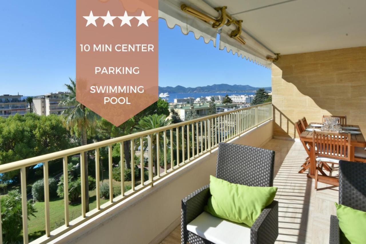Close To Downtown Cannes Swimming Pool And Sea View מראה חיצוני תמונה